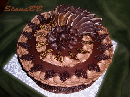 Torta "Čokoládová torta - Chocolatte Cake " dobošová torta váha: 3,5kg